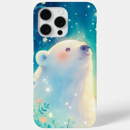 静かなホッキョクグマの視線 Case-Mate iPhoneケース (裏面)
