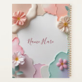 静かなマインドラウドゴール-名前をカスタムするやる気を起こさせるB プランナー手帳 (裏面)