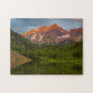 静かなマロンレイクに映るマロンベルズ 3 ジグソーパズル