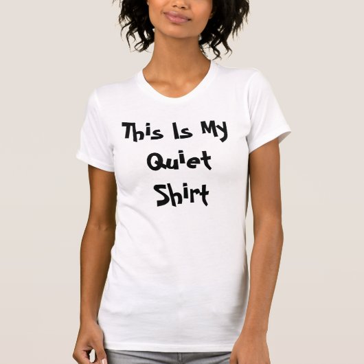 静かなワイシャツ Tシャツ (正面)