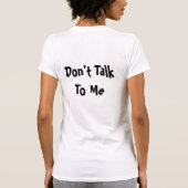 静かなワイシャツ Tシャツ (裏面)