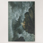 静かなヴィンテージウォーターフォールカールスバンテハルベック ジグソーパズル (縦)