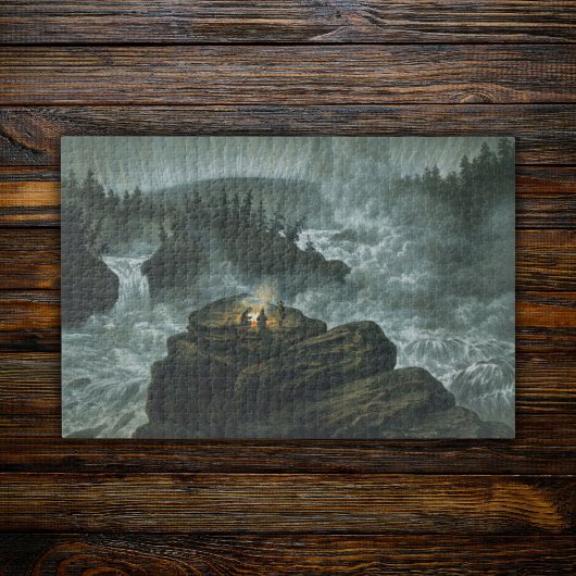 静かなヴィンテージウォーターフォールカールスバンテハルベック ジグソーパズル