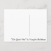 「静かな人」 ポストカード (裏面)