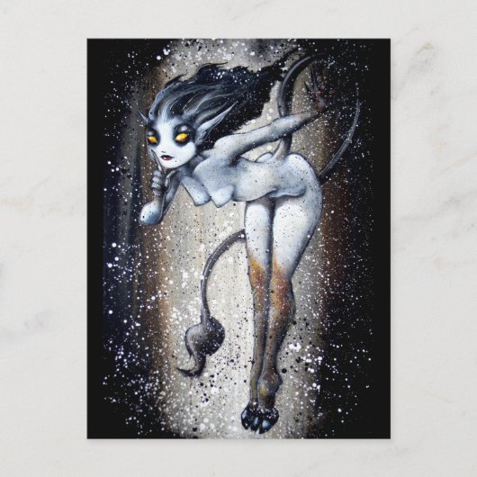 「静かな人」 ポストカード (正面)