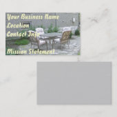 静かな休暇 名刺 (正面/裏面)