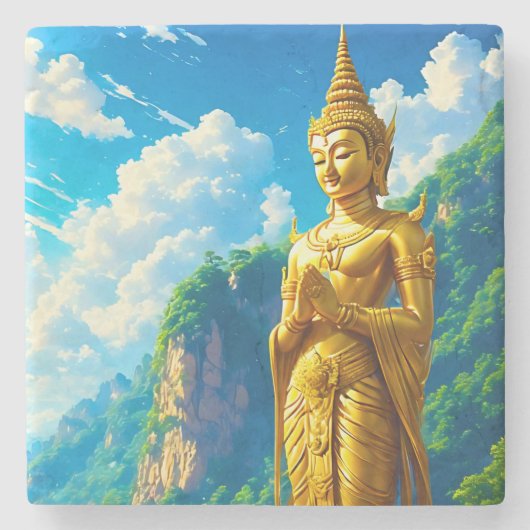 静かな保護具 ストーンコースター (正面)