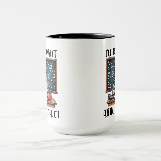 静かな先生 マグカップ (中央)