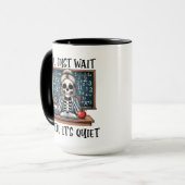 静かな先生 マグカップ (正面左)