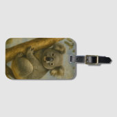 静かな光の中のコアラ ラゲッジタグ (正面横)