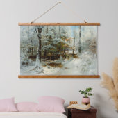 静かな冬の午後ウィリアムブリスベイカー 吊り下げ型タペストリー (寝室)