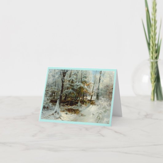 静かな冬の午後 カード (正面)