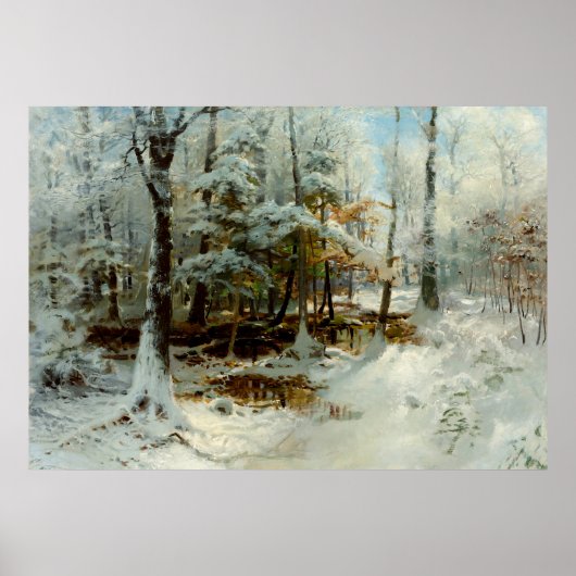 静かな冬の午後 ポスター (正面)