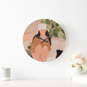 静かな午後 ラージ壁時計 (ホーム)