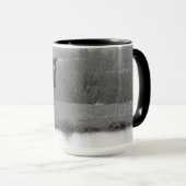 静かな反射～馬のマグカップ マグカップ (正面右)