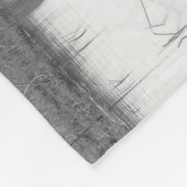 静かな反射～馬毛布 フリースブランケット (角)