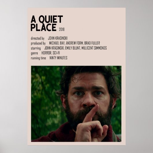 静かな場所のミニマル主義者 ポスター (正面)