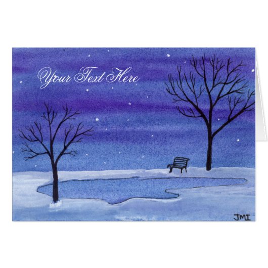 静かな場所の水彩 (正面横)