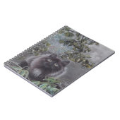 静かな場所 – 子猫とクモの巣のノートパソコン ノートブック (左側)