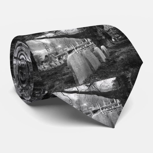 静かな墓地 ネクタイ (ロール)