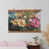 静かな夕べアットキングダムカフェ –  吊り下げ型タペストリー (寝室)