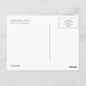 静かな夕べオンビーチ ポストカード (裏面)