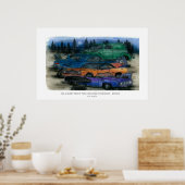 静かな夜に、彼らが錆びるのが聞こえる – MOPAR w- ポスター (キッチン)