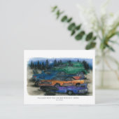 静かな夜に、彼らが錆びるのが聞こえる – MOPAR w- ポストカード (スタンド正面)