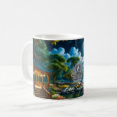 静かな夜のマグカップの庭園(1) (ブッダ版) コーヒーマグカップ (正面左)