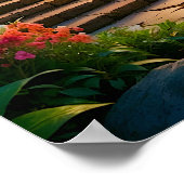 静かな夜の庭 ポスター (角)