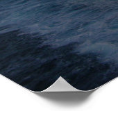 静かな夜の海 ポスター (角)