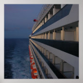 静かな夜の海 ポスター (正面)