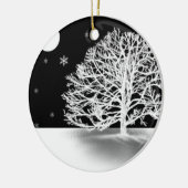 静かな夜オーナメント セラミックオーナメント (左)