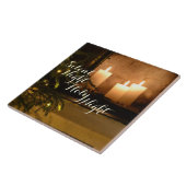 "静かな夜神聖な夜"最愛のクリスマスキャロル タイル (側面)