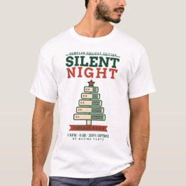 静かな夜 ファンレス構築 面白いHomelab クリスマス Tシャツ