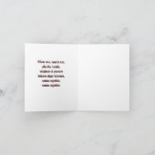 静かな夜-レンブラント1640. シーズンカード (内部)