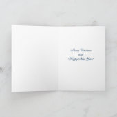 "静かな夜、神聖な夜"クリスマスカード シーズンカード (内部)