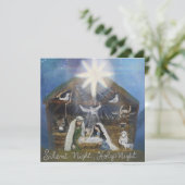 静かな夜、聖なる夜 降臨祭の情景 シーズンカード (スタンド正面)