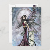 静かな妖精ファンタジーアートハガキ ポストカード (正面/裏面)