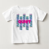 静かな宇宙のマインドフルネスTシャツ ベビーTシャツ (正面)