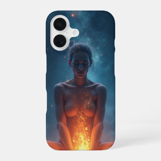 静かな宇宙 iPhone 16ケース (裏面)