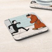 "静かな尊敬" コースター (左側)