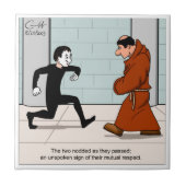 "静かな尊敬" タイル (正面)