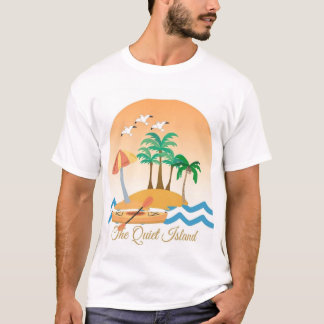 静かな島 Tシャツ