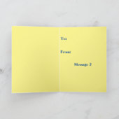 静かな嵐 サンキューカード (内部)