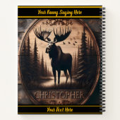 静かな川辺でムース ノートブック (裏面)