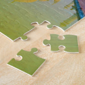 静かな平和の世界で有名なタジ·マハル ジグソーパズル (側面)