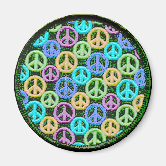 静かな平和の兆し マグネット (正面)