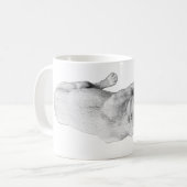 静かな弓 コーヒーマグカップ (正面左)