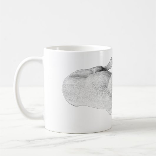 静かな弓 コーヒーマグカップ (左)
